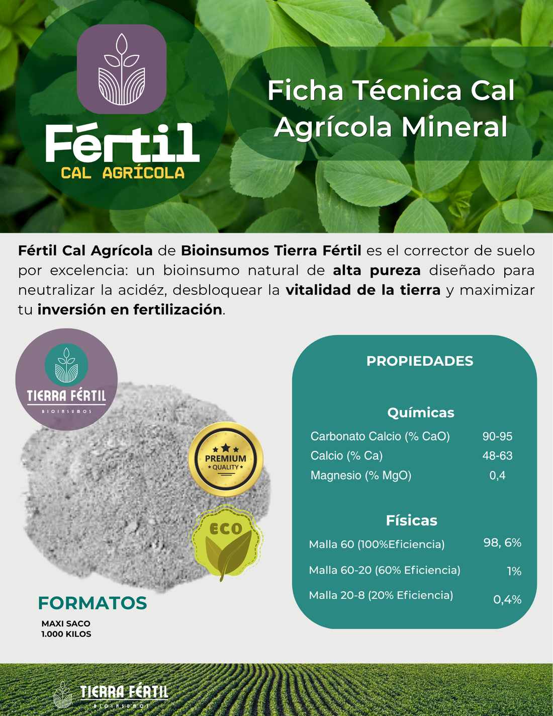 ¿Qué es la Cal Agrícola y Cómo Usarla? | Bioinsumos Tierra Fértil