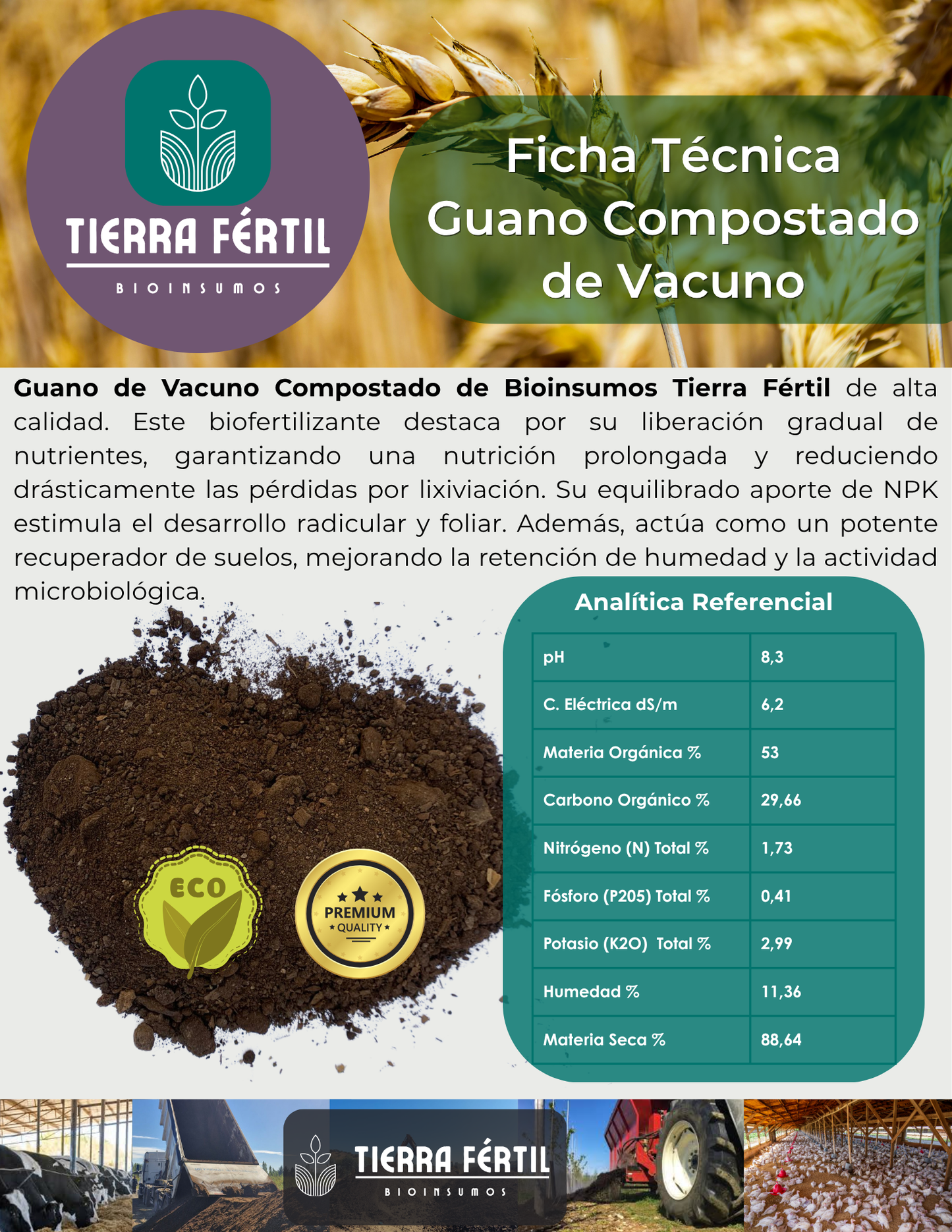 Guano de Vacuno Estabilizado