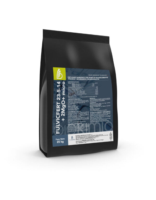 Fertilizante Nitrogenado Ecológico  FulvicFert 23-5-14+2+m