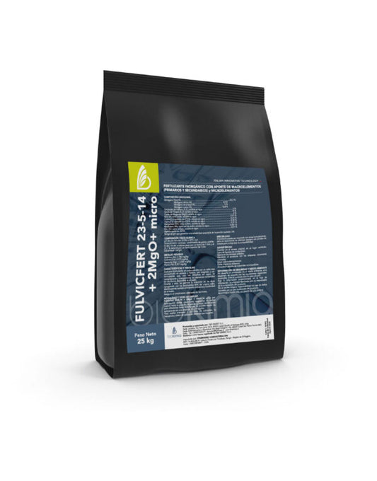Fertilizante Nitrogenado Ecológico  FulvicFert 23-5-14+2+m